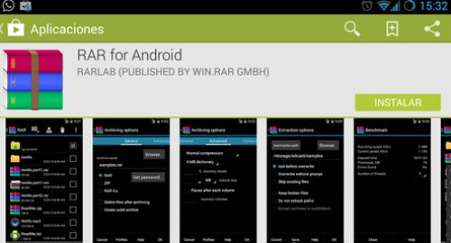 winrar para android